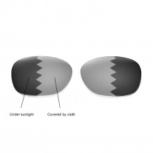 Walleva Transition/Photochromic Polarized Replacement Lenses for Oakley Garage Rock (OO9175 Series) Sunglasses